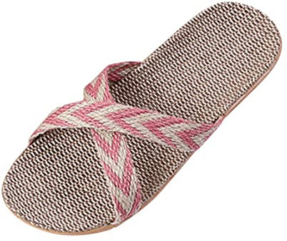 Chaussures de parfum pour femme - Respirantes - Style bohème - Chaussures plates décontractées - Chaussures plates - Escarpins - Noir - Odeur, Rose, 35 EU