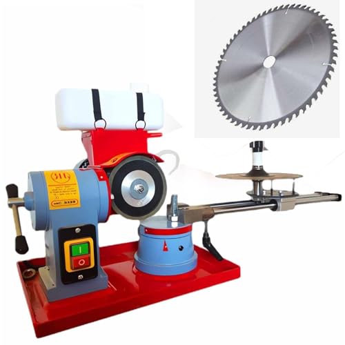 Electric Circular Saw Blade Sharpener, Chain Saw Sharpener Tool, Circular Saw Blade Sharpener, Multi Tool Blade Sharpener, W/Water Injection, Adjustable Angle, 2580 Rpm, For Cutting Wood, Plastic,370W