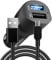 Dash Cam Power Lead, 12V to 5V Mini USB Charging Cable In Car Charger Adapter With USB 3m Wire Long DC 2.4A Power Supply Cable Cord For Dash Cam GPS Navigation DVR