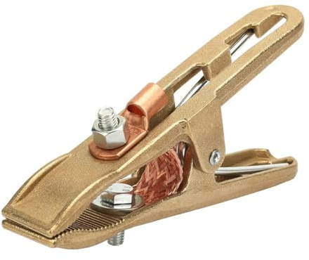 Ieron Welding Alligator Clamp 500A Brass A Shape Earth Clamp Welding Machine Brass Welding Clamps Heavy Duty Welding Clamp for Welding Machine (500A)