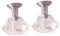 TOYANDONA 2St Kronleuchter Miniatur Decke Mini-Hängelampe Puppenhaus-Lichter Lichter für Puppenhaus hühner gieskanne kinderspielzeug Puppenhauslampe Puppenmöbel Acryl Silver