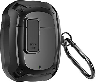 GETBSTOOP Portable Earphone Cases with Hook Switch Soft Headphones Case Shockproof Protective Cover for Google Pixel Buds A-Series