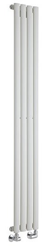 Hudson Reed Revive Slim - Radiador de Diseño 1600mm x 236mm en Blanco
