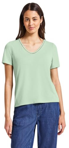 Damen Leinen-Look T-Shirt