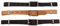AMKA Western Kinnriemen aus weichem Leder in 3 Farben Curb Strap