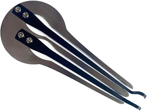 Mundharmonika, Maultrommel, Ethnischer Mund, Russische Musik Juden Harfe, Tragbar, Edelstahl, traditionelles Instrument Maultrommel für Anfänger Handbuch Silber