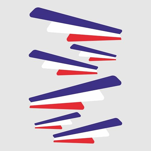 Autodomy Autocollants Stickers Drapeau Français France Lisses | | Lot 6 Autocollant Sticker Drapeau Français France Voiture Moto Scooter Quad Casque | Résistants à la Pluie et Soleil