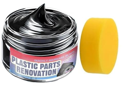 Auto Finish Restaurator – Lack Schwarz glänzend 200 ml Paste zum Schutz der Details | Auto SUV Pick-up Limousine Roller RV Innen Außen Armaturenbrett Konsole Parkplatz Manut