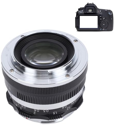 Sxhlseller Obiettivo APS C da 35 Mm F1.1, Obiettivo Primario con Messa a Fuoco Manuale con 10 Lamelle di Apertura e MFD da 35 Cm, per la Fotografia con Fotocamere Fuji X Series