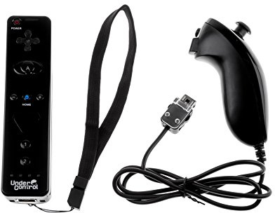 Under Control - Duo Pack Nunchuk + Télécommande pour Wii/Wii U - Noir