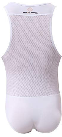 TESOON Herr Stretch Jockstrap Linne Trikåer Kroppsdräkt Underkläder, Vitt, L