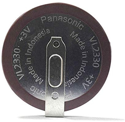 BIlinli Pile Bouton Rechargeable au Lithium VL2330 pour Bouton de clé de Voiture pour PANASONIC
