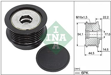 Ina 535 0352 10 - Generatorfreilauf