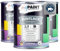 myPAINT® 2en1 Pintura de color (2,25L, RAL 7001 gris plata) brillante pintura acrílica - pintura para juguetes infantiles - pintura de madera - pintura de interior, tinte de madera