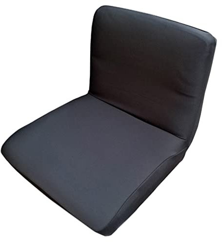 Anawakia Barhocker Schonbezüge mit Rückenlehnenbezug Stretch Stuhlbezug für Kurze Drehstuhl Esszimmerstuhl Rückenlehne Barhocker Stuhl (Schwarz)