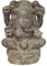 Oriental Galerie Ganesha Hinduismus Buddhismus Gott Götterbote Ganapati Geschenk Stein Lavastein Grau 40 cm