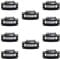 Perückenclip, 10Pcs Haarverlängerung Clips, U-Förmige Metallclips, Schwarz 9 Zähne Kammclips, Schnappclips für Haarverlängerungen