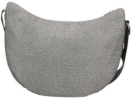 Borbonese Borsa A Spalla Luna Medium 934108I15 Grigio