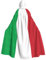 NEZIH Italien-Flagge, voller Länge, Karnevals-Umhang mit Kapuze, Unisex, Cosplay-Kostüme, Umhang für Erwachsene, 185 cm