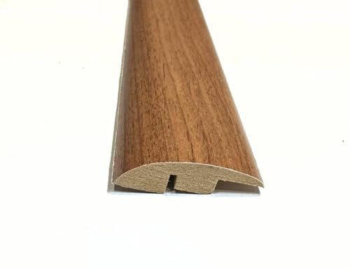 Chicago Oak Laminate & Wood Flooring Section Transition Bar MDF Threshold Strip Ramp Edge Profile Door Trim Moulding Oak (1, 900mm (2ft 9))