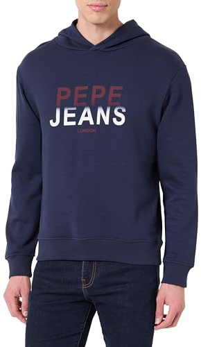 Pepe Jeans Herren M Seasonal Logo Iii Hoodie Sweatshirt