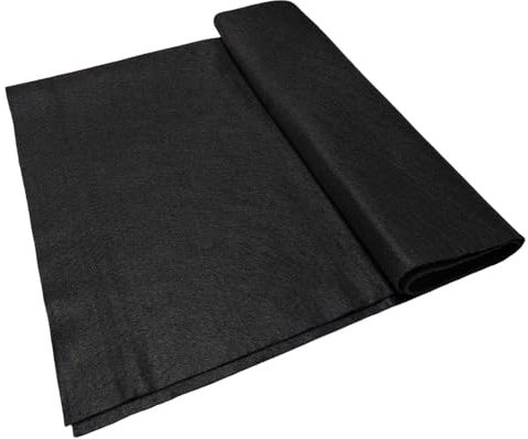 Jtnohx Feutrine Noir, Tissu Feutré Pour L'artisanat, FeuilLes de Tissu Doux Pour L'art et Les Projets de Couture 1,4mm D'épaisseur 91x135CM Flexible