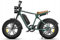 ENGWE M20 Electric Bike for Man, Mountain E-bike with 20×4.0 Fat Tire, 48V 13AH Detachable Battery,All -Terrain Bike with Shimano 7-Speed for Adults (White) (Green1)