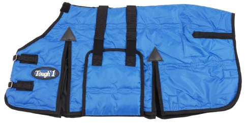 Tough 1 600D Miniatur-Stalldecke mit Bauchwickel, 32-8011-4-39, königsblau, 39-Inch