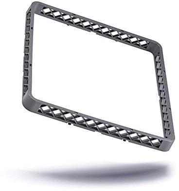 Kerafactum Aufsatz Rahmen für Spülkorb Korb Erweiterungselement für Körbe Teller und Tabletts Gläser Gastro Spülmaschine Spülmaschinenkorb aus Kunststoff 50x50 cm erweiterbar rack extender