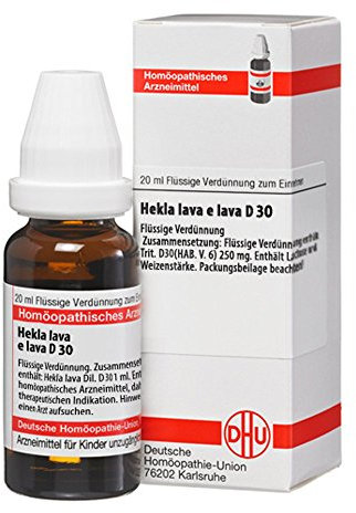 Hekla lava e lava D30 DHU Dilution, 20 ml Lösung