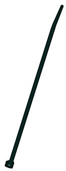 Unex 2247-0 U61X Brida para Uso Exterior, 4.8mm Ancho, 287mm Longitud, Set de 100, Negro