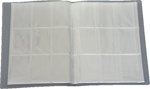 Leerer Ordner - 32 Seiten (576 Karten) - Ideal zum Sammeln von Fotos/Karten - Neutrale Farbe