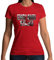 Flip Womens England 1966 World Cup Bobby Moore Photo Football T-Shirt Red UK 6-8 (S)
