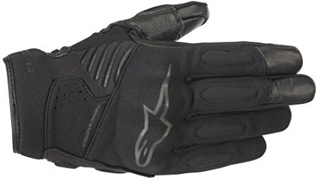 Alpinestars Motorradhandschuhe Faster Gloves Black Black, Schwarz/Schwarz, S