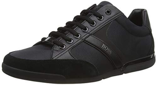 BOSS Saturn_Lowp_MX, Herren Sneaker, Schwarz (Black 001), 45 EU (11 UK)