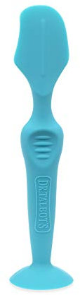 Nuby Dr. Talbots Silicone Diaper Cream Brush with Suction Base, Aqua