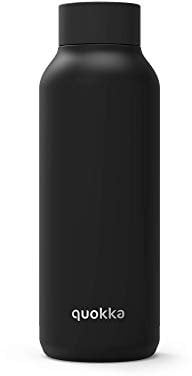QUOKKA BOTELLA TERMO ACERO INOXIDABLE SOLID JET BLACK 510 ML