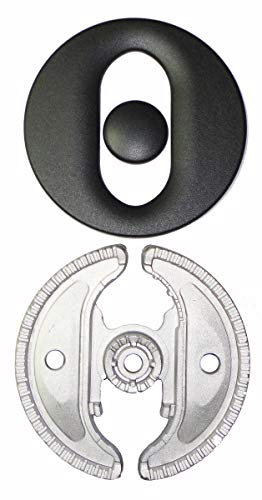 Ariston Hotpoint Bruciatore spartifiamma Tripla corona ultrarapido completo di copertura smaltata opaca per cucina piano cottura a gas - C00119726 - C00119729 - S0254/1+B - Prodotto originale