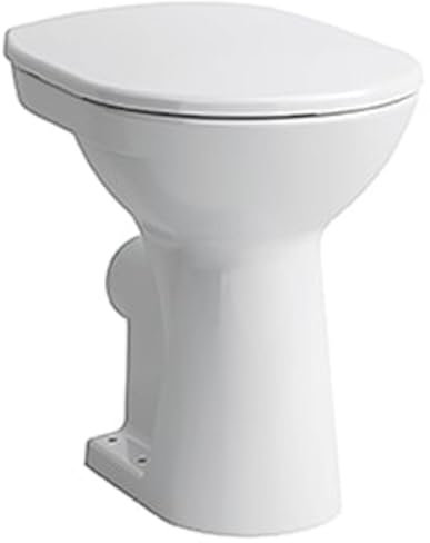 Laufen PRO Stand-Tiefspül-WC, Abg.waagrecht, 360x470 mm, Farbe: Weiß mit LCC - H8259554000001