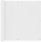vidaXL Ecran de Balcon Brise-Vue Brise-Vent de Jardin Ecran de Protection Ecran d'Intimité Extérieur Imperméable Blanc 90x300 cm Tissu Oxford