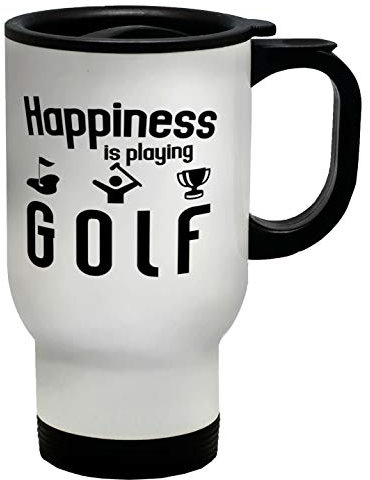 Shopagift Happiness is Playing Golf Travel Mug Cup