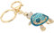 VALICLUD Strass Schildkröte Schlüsselanhänger Kristall Schildkröte Anhänger Schlüsselring Dekorative Keychain Ornament Auto Tasche Handtasche Anhänger Zubehör Inspiriert Keyring