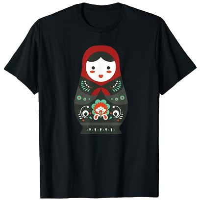 Matroschka russische Puppe Nistpuppe T-Shirt