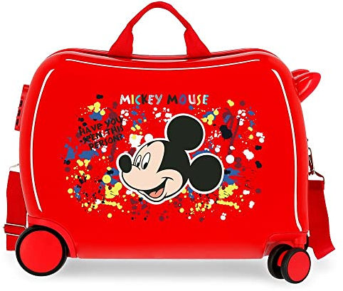 Disney Mickey Colour Mayhem Kinderkoffer, rot, Kinderkoffer