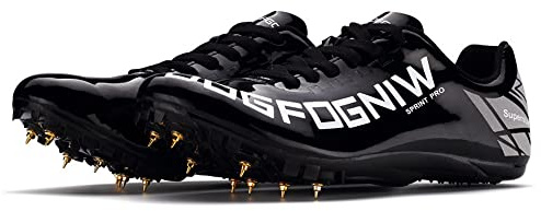 Adoff Unisex Spiked Sprint Leichtathletik-Laufschuhe rutschfeste Turnschuhe Sprint-Spikes Gittergewebe Sommer Atmungsaktiv und bequem