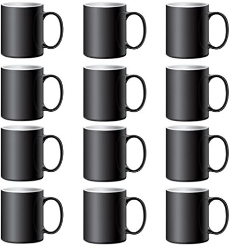 Tazze da caffè che cambiano colore, 450 ml, tazze a sublimazione, tazza magica sensibile al calore, tazze da caffè Tazas Magicas Para Sublimacion Set di 12