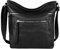 OBC Damen Tasche Schultertasche Shopper Umhängetasche Crossover Crossbody Henkeltasche Beuteltasche Handtasche Hobo Bag Reise Kunst-Leder Schwarz