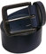 Urban Classics Unisex Leather Imitation Belt navy, M