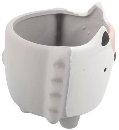 Toddmomy Mini Sukkulenten Töpfe Niedlicher Tier-pflanzgefäß Im Igel-Stil Mit Bodenablaufloch Für Und Bürodekoration Für Kakteen Und Afrikanische Veilchen