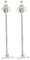 2PCS Cabinet Stay Flap Lid Drop,9.04 Inch Lid Support Hinge Drop Flap Stay Hinge for Cupboard Wardrobe Bedside Cabinets Furniture Door